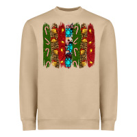 Mushroom christmas brushstrokes Heavyweight Sweatshirt - RanaPortraitStore