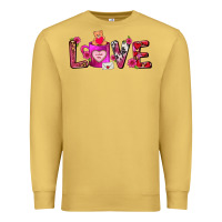 Antique Gold Love Coffee Mug Valentines Day Premium Sweatshirt - FaDigitalArtStudio