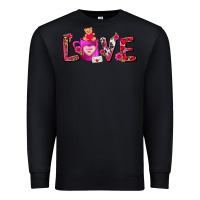 Black Love Coffee Mug Valentines Day Premium Sweatshirt - FaDigitalArtStudio