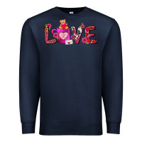 Navy Love Coffee Mug Valentines Day Premium Sweatshirt - FaDigitalArtStudio