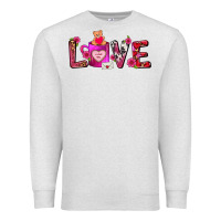 Oatmeal Heather Love Coffee Mug Valentines Day Premium Sweatshirt - FaDigitalArtStudio