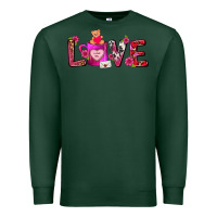 Sports Green Love Coffee Mug Valentines Day Premium Sweatshirt - FaDigitalArtStudio