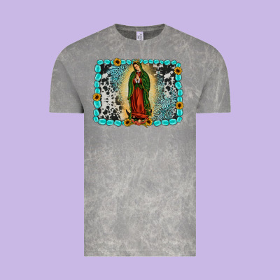 Gemstone Our Lady Of Guadalupe Vintage Tee Designed By Jahusdesignshop