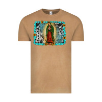 Vintage Camel Gemstone our lady of Guadalupe Vintage Tee - JahusDesignShop