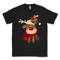 Black christmas baby deer Classic Tee - MaliasSmallBusiness