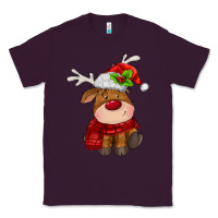 Plum christmas baby deer Classic Tee - MaliasSmallBusiness