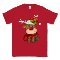 Red christmas baby deer Classic Tee - MaliasSmallBusiness