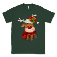 Sports Green christmas baby deer Classic Tee - MaliasSmallBusiness