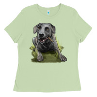 Matcha Texas Blue Lacy Dog Ladies Tee - LillyAllenDesigns