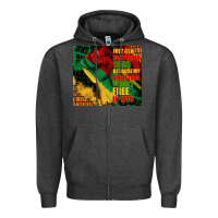 Charcoal Heather juneteenth 1865 because my ancestors werent free in 1776 tumbler Zipper Hoodie - CowGirlArtShop