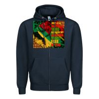 Navy juneteenth 1865 because my ancestors werent free in 1776 tumbler Zipper Hoodie - CowGirlArtShop
