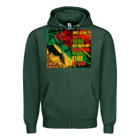 Sports Green juneteenth 1865 because my ancestors werent free in 1776 tumbler Zipper Hoodie - CowGirlArtShop