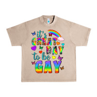 French Oak Western It's Great Day To Be Gay Urban Heavy Tee - BundleAndBundleShop