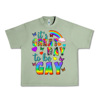 Oil Green Western It's Great Day To Be Gay Urban Heavy Tee - BundleAndBundleShop