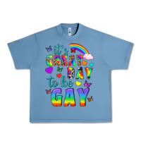 Pebble Blue Western It's Great Day To Be Gay Urban Heavy Tee - BundleAndBundleShop
