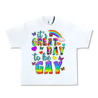White Western It's Great Day To Be Gay Urban Heavy Tee - BundleAndBundleShop