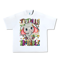 White totally adorable Urban Heavy Tee - JahusDesignShop