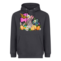 Smoke Easter rabbits and cross Heavyweight Hoodie - OliviaCreatesArt
