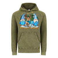 Vintage Olive merry christmas gnome Vintage Hoodie - MaliasSmallBusiness