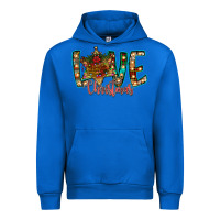 Cobalt Love Snowman Urban Hoodie - CowhideDigitalArt