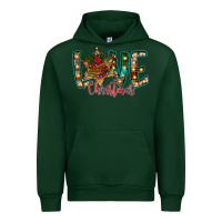 Forest Green Love Snowman Urban Hoodie - CowhideDigitalArt
