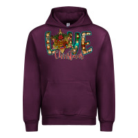 Mauve Wine Love Snowman Urban Hoodie - CowhideDigitalArt