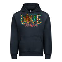 Navy Love Snowman Urban Hoodie - CowhideDigitalArt