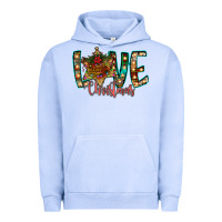 Pigment Grape Ice Love Snowman Urban Hoodie - CowhideDigitalArt
