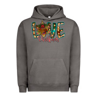 Pigment Tornado Love Snowman Urban Hoodie - CowhideDigitalArt