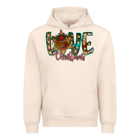 Sandshell Love Snowman Urban Hoodie - CowhideDigitalArt