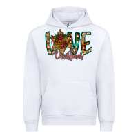 White Love Snowman Urban Hoodie - CowhideDigitalArt