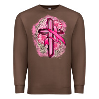 Chestnut breast cancer cross Premium Sweatshirt - FaDigitalArtStudio