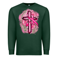 Breast Cancer Cross Premium Sweatshirt | Teevron