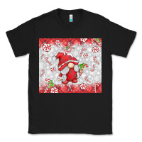 Black candy cane gnome Classic Tee - MaliasSmallBusiness