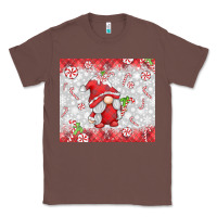 Chestnut candy cane gnome Classic Tee - MaliasSmallBusiness