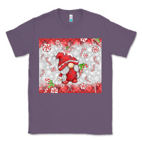 Lavender candy cane gnome Classic Tee - MaliasSmallBusiness