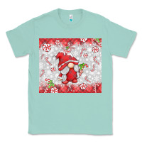 Seafoam candy cane gnome Classic Tee - MaliasSmallBusiness