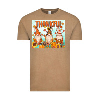 Vintage Coffee thankful gnome Vintage Tee - MaliasSmallBusiness