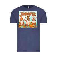 Vintage Denim thankful gnome Vintage Tee - MaliasSmallBusiness
