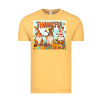Vintage Mustard thankful gnome Vintage Tee - MaliasSmallBusiness