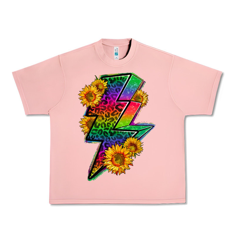 Lgbtq+ Lightnin' Bolt With Sunflower Urban Heavy Tee by BundleAndBundleShop | Teevron