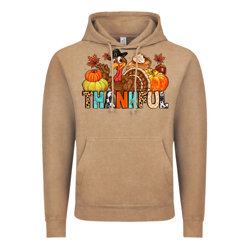 Thankful Vintage Hoodie by MaliasSmallBusiness | Teevron