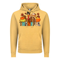 Vintage Mustard thankful Vintage Hoodie - MaliasSmallBusiness