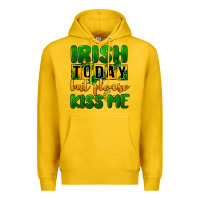 Lemon Irish today but please kiss me Premium Hoodie - CowGirlArtShop