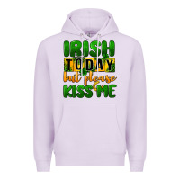 Lilac Irish today but please kiss me Premium Hoodie - CowGirlArtShop