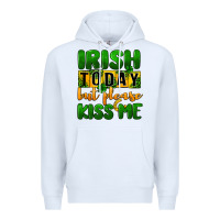 White Irish today but please kiss me Premium Hoodie - CowGirlArtShop