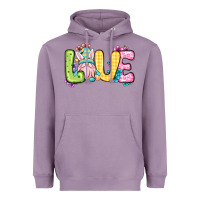 Lavender Easter Day Love Easter gnome Heavyweight Hoodie - OliviaCreatesArt