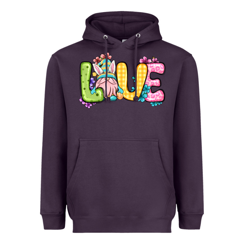 Easter Day Love Easter Gnome Heavyweight Hoodie by OliviaCreatesArt | Teevron