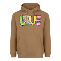 Toasted Coconut Easter Day Love Easter gnome Heavyweight Hoodie - OliviaCreatesArt