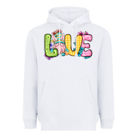 White Easter Day Love Easter gnome Heavyweight Hoodie - OliviaCreatesArt